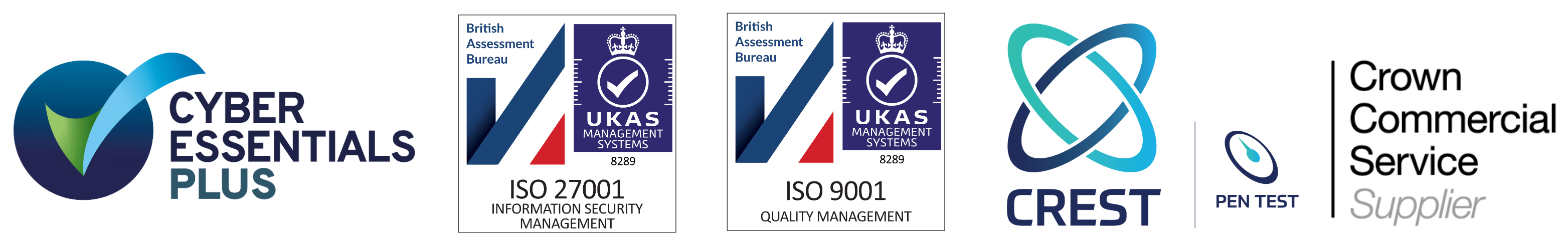 CE, ISO, CREST